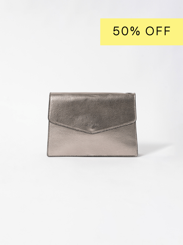 Louisa Clutch (Metallic Leather)