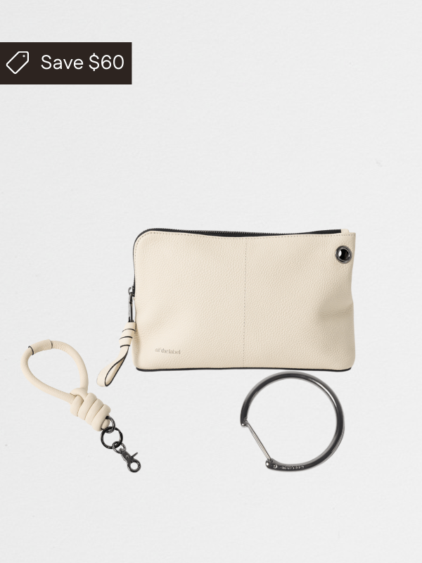 Luxe Carabiner Capsule Gift Set | Bone/Gunmetal