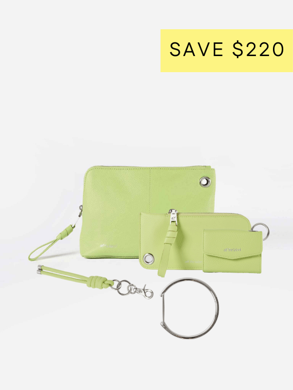 Luxe Carabiner Capsule Gift Set | Matcha/Silver