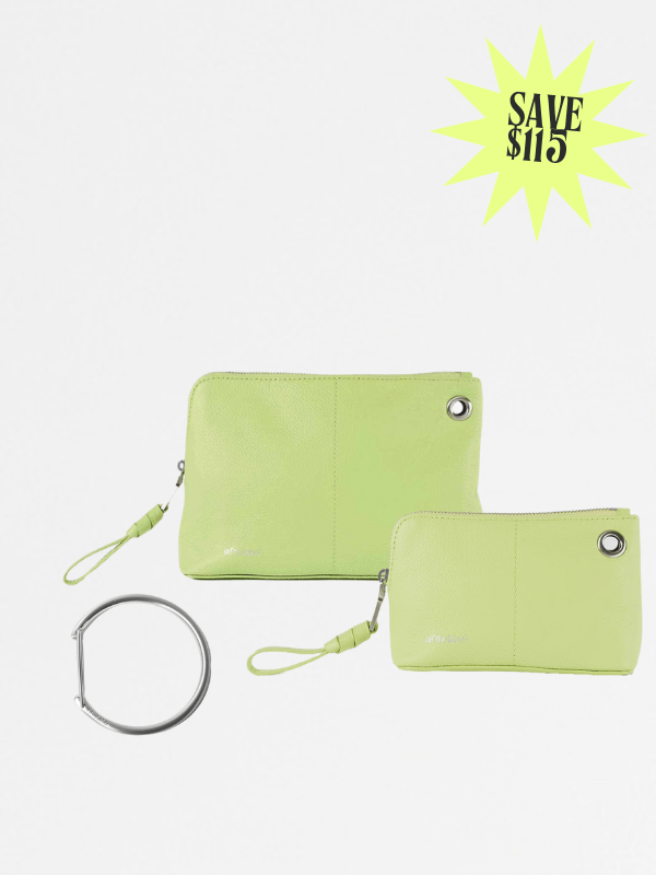 Luxe Carabiner Capsule Gift Set | Matcha/Silver