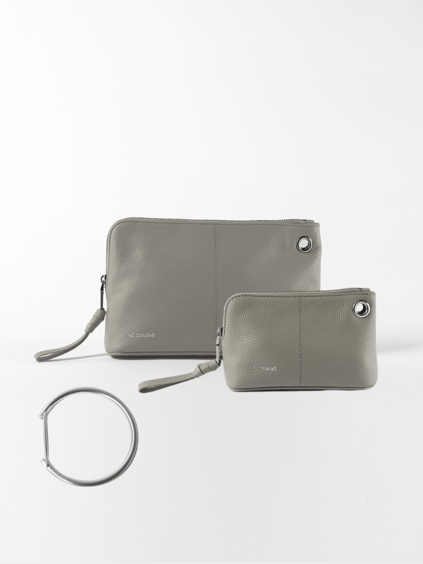 Luxe Carabiner Pouch Gift Set | Wolf/Silver