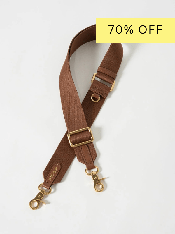 Woven Bag Strap (Leather)